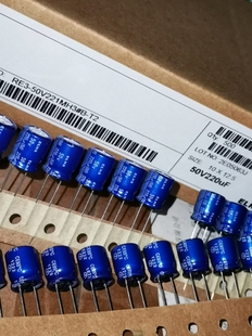 50V220UF蓝袍ELNA原装 依娜铝电解电容 RE3 系列85度J级