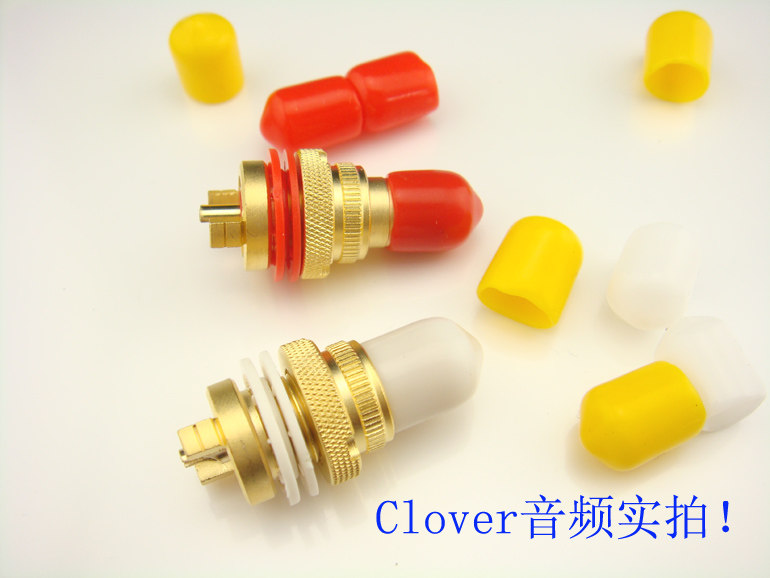 橡胶莲花座专用护套线帽 RCA保护帽/保护套/抗氧化 红白蓝可选