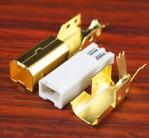 HiFi fever gold-plated USB a USB B three piece plug terminal gold-plated connector