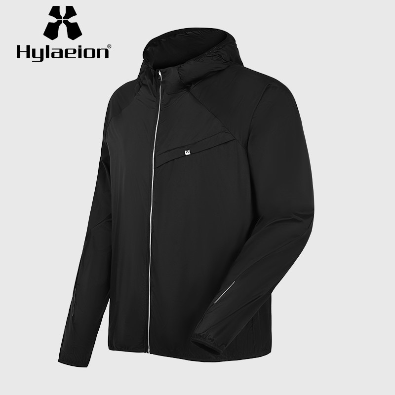 Hylaeion热带雨林户外风衣弹力连帽男夏季轻薄款速干防晒皮肤衣