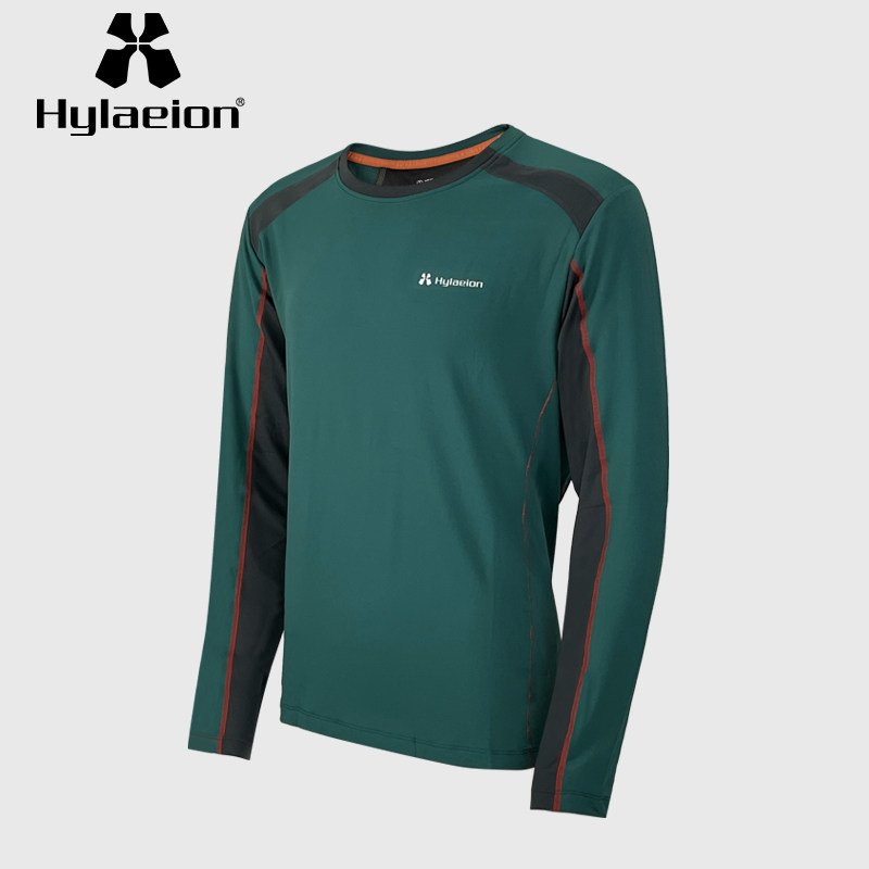Hylaeion热带雨林户外运动跑步速干透气长袖男士时尚拼接休闲T恤,户外/登山/野营/旅行用品,速干T恤,淘宝优惠券,粉丝福利购,淘宝优惠卷