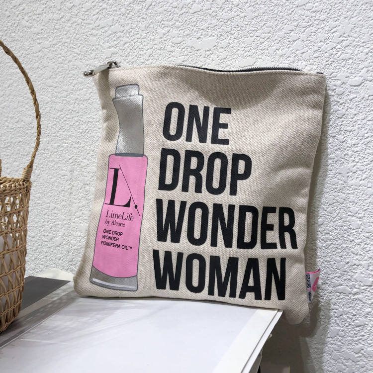 外贸厚实质感帆布收纳袋