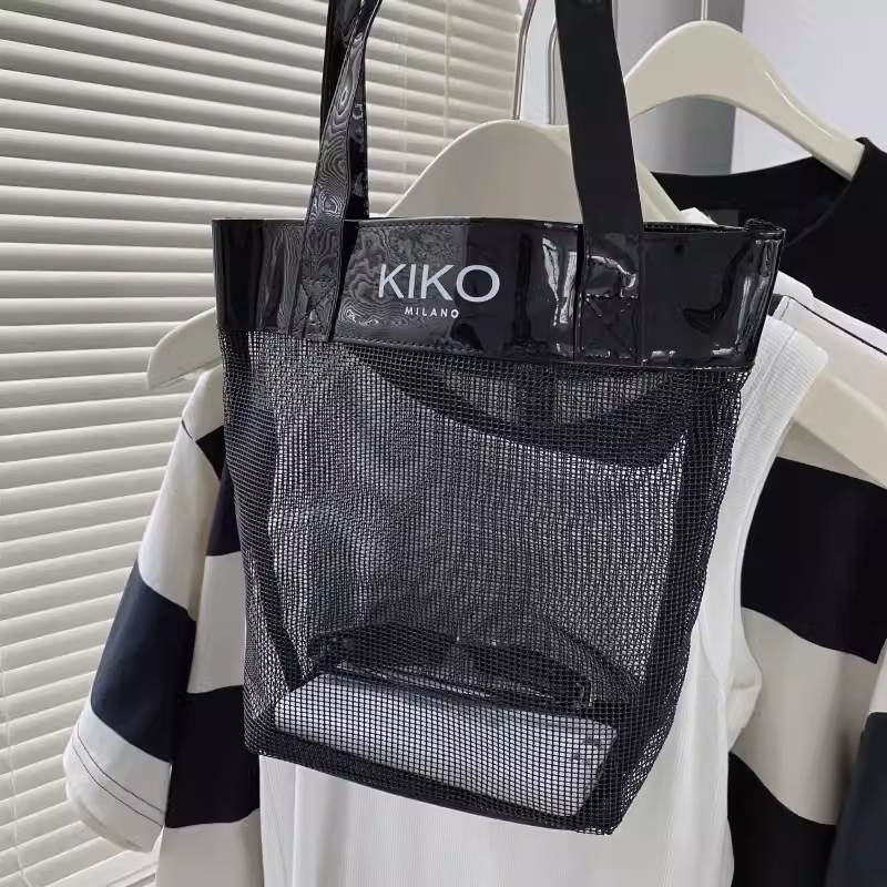 包邮！外贸 夏季网格镂空收纳袋手提袋   0.15KG,收纳整理,其他收纳,淘宝优惠券,粉丝福利购,淘宝优惠卷