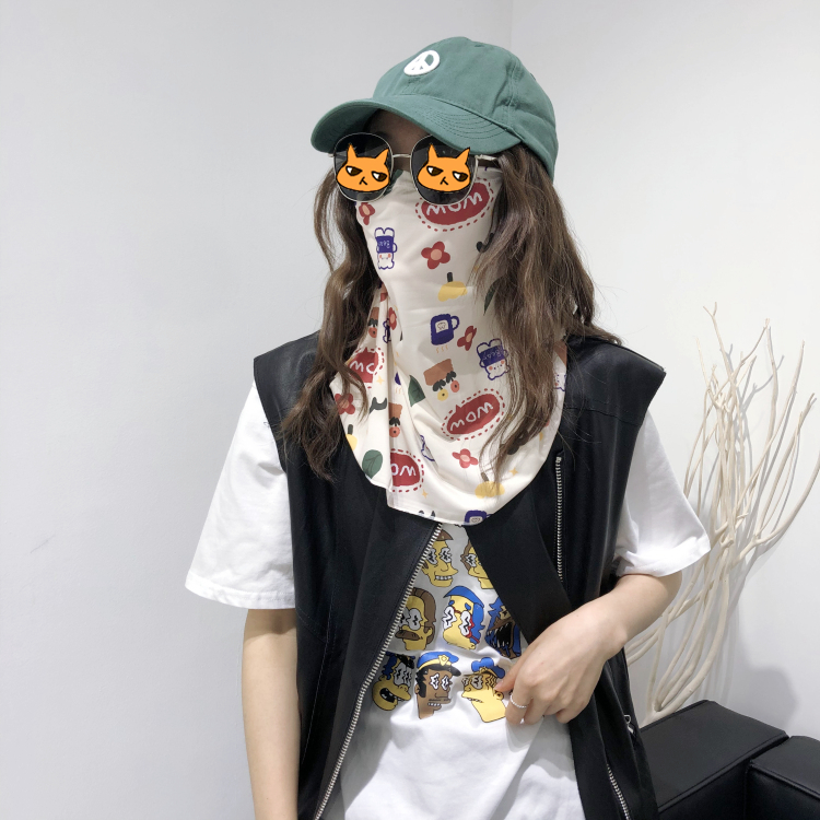 实用小物~防晒防尘面罩ins女夏