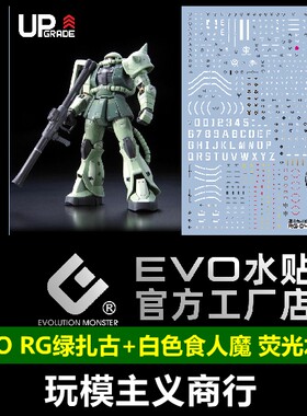 量产型ZakuII荧光水贴