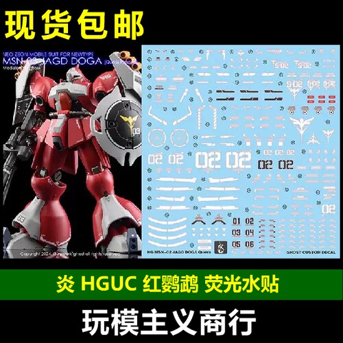 HGUC乍德多加MSN03红鹦鹉水贴