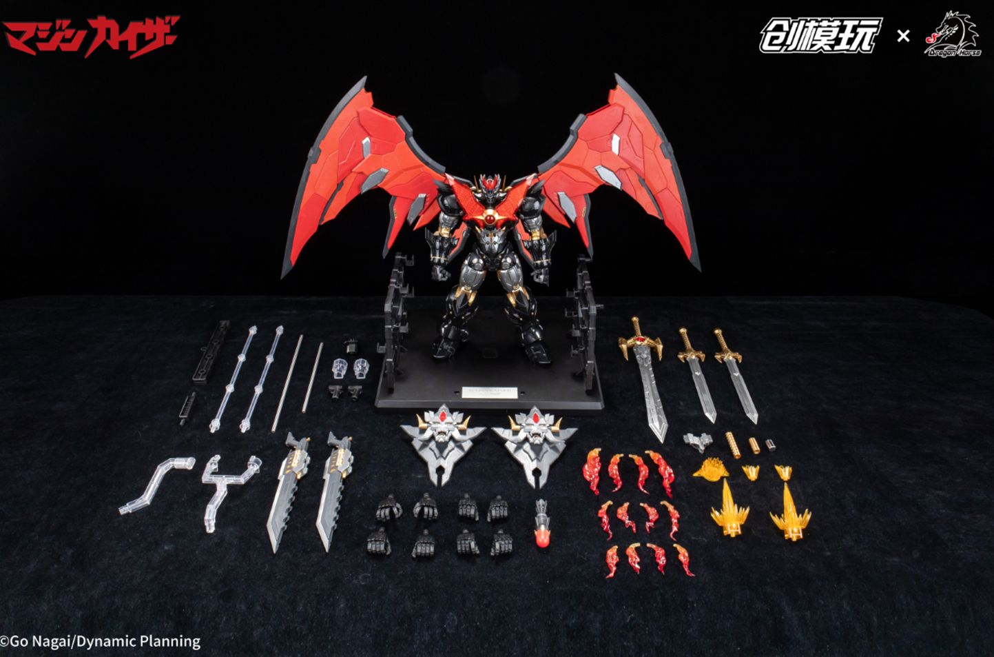  创模玩 钢铁万能侠 魔神凯撒 机器人国创拼装模型