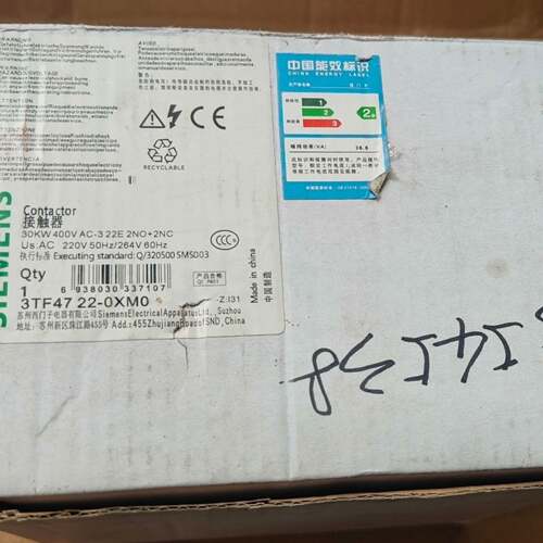 可维修西门子接触器3TF47 22-0XM0，带包装，线圈电压议价