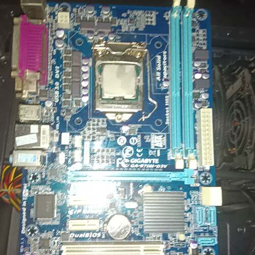 可维修技嘉主板GA-B75M-D3V，带i3-3220cpu包好，议价
