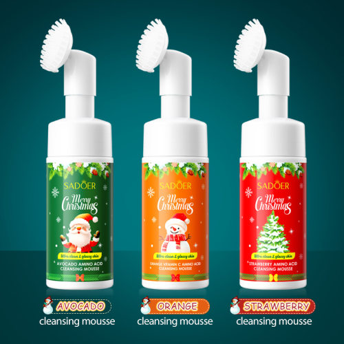 SADOER Christmas Strawberry Amino Acid Cleansing Mousse Cle
