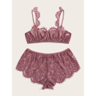 underwear Sexy set perspective lace women