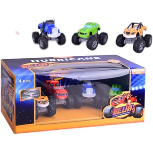 宝宝怪兽卡车巴士 旋风合金战车队 飚速玩具车大脚车车儿童小汽车