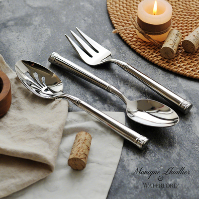 美国花柄轻奢料理公用更餐叉