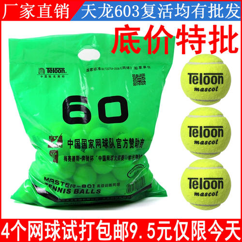 现货 天龙网球801/603/rising复活/ACE 初学级专业训练比赛网球 - 封面