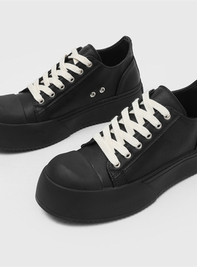 痞帅美式通勤休闲德比鞋春夏潮流板鞋增高情侣款