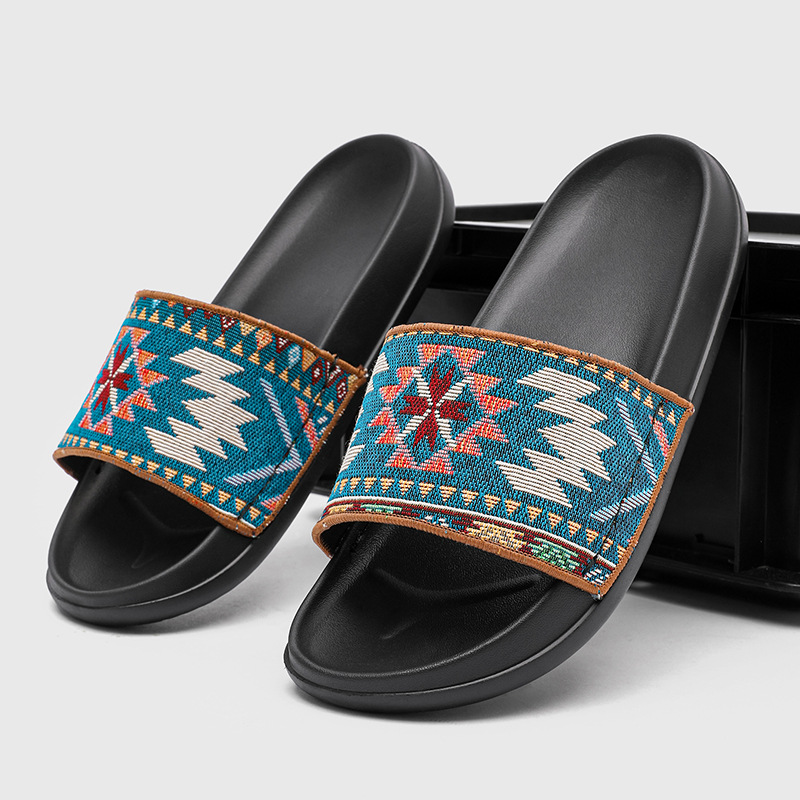 拖鞋男外穿夏季耐磨软底防滑休闲懒人一脚蹬舒适拖鞋