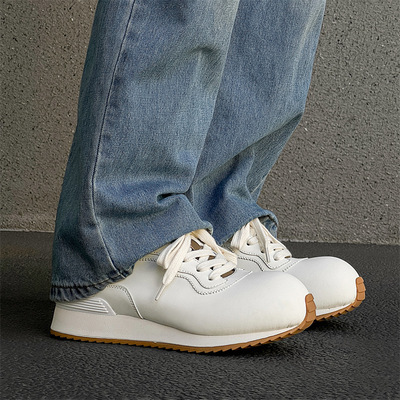 卡通风复古户外面包大头慢跑鞋男女同款慢跑鞋