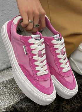 男女通勤经典板鞋低帮帆布鞋美式情侣夏季潮款情侣款紫色