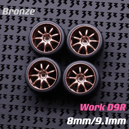 33DREAMS x 90Studio联名款1:64改装轮毂 D9R 含胎9mm TLV TW MGT