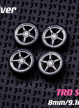 33DREAMS x 90Studio联名款1:64改装轮毂 TRD SP3 丰田86 MFG