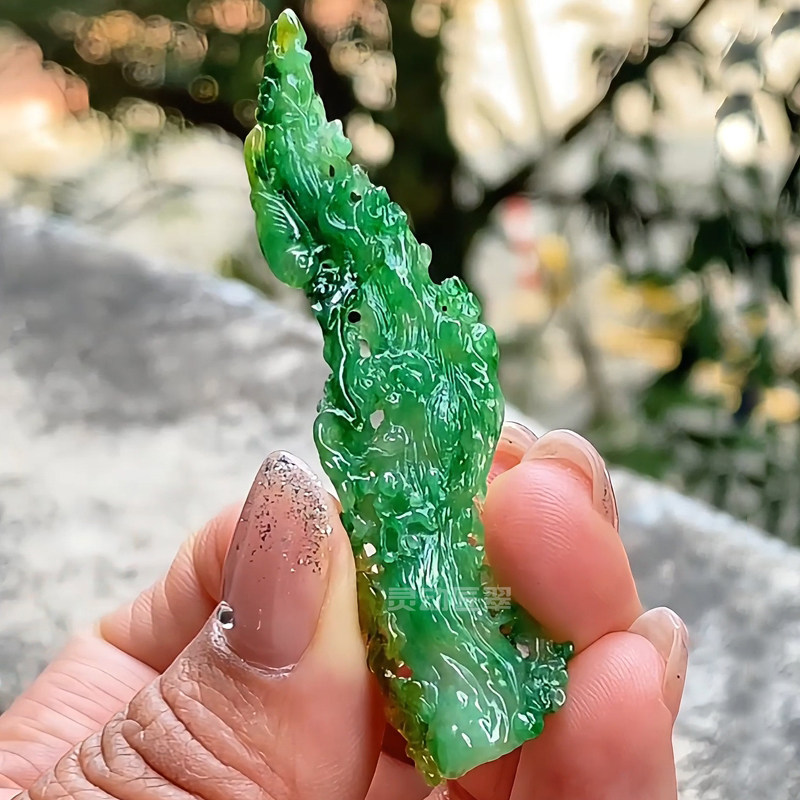 【石梅破萼·春信】喜鹊梅花小摆x东方美学创意胸针裸石翡翠挂件