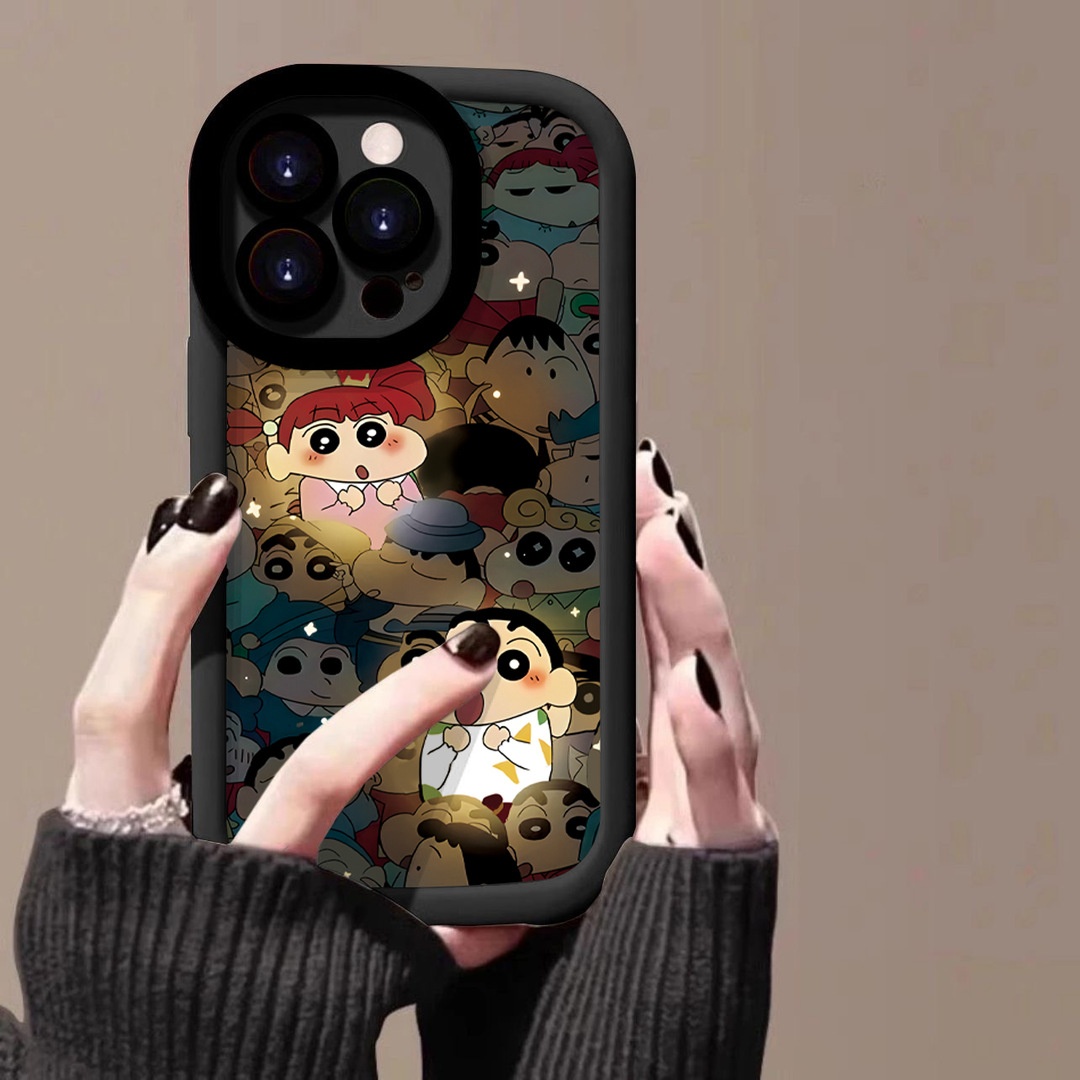 2025小新妮妮适用苹果17手机壳iPhone15Plus可爱卡通16promax女13