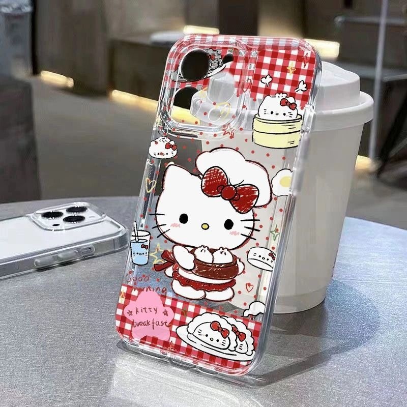 2025蒸包子KT猫适用于苹果17PROMAX手机壳iPhone16可爱15新款14