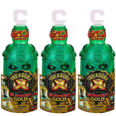 Treasure X黄金宝藏外星人寻挖宝解剖吸血鬼骷髅岛盲盒男孩玩具