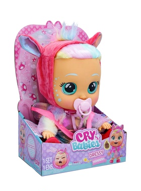 正版Cry Babies发声哭泣娃娃新款植发娃娃真正会流泪的娃娃过家家