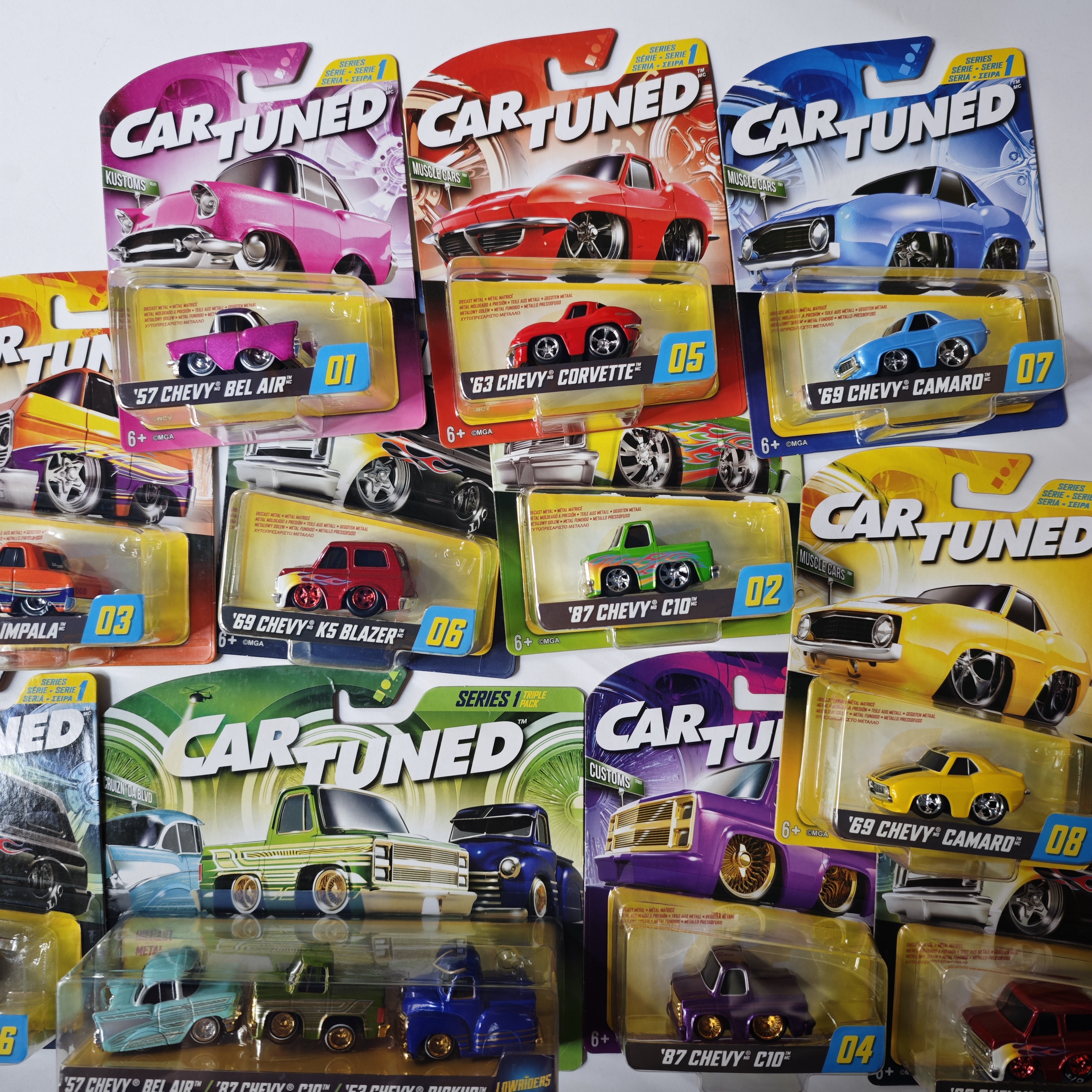 miniverse飞驰系列仿真合金迷你小汽车雪佛兰车模 摆件系列1