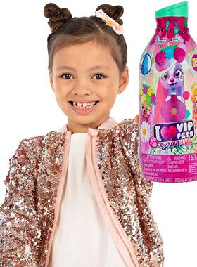 美国I love vip pets我爱贵宾犬狗宠物美发编发可爱惊喜盲盒多款