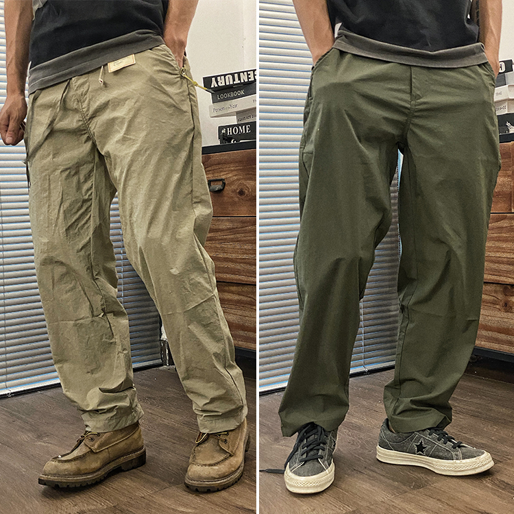 宽松拉链机能风立体工装裤新款