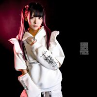 The Japanese single dark kry subculture maid, with an air-like lace wing apron and shoulder strap, is a versatile accessory in the style of "Lei Lei" thumbnail 6
