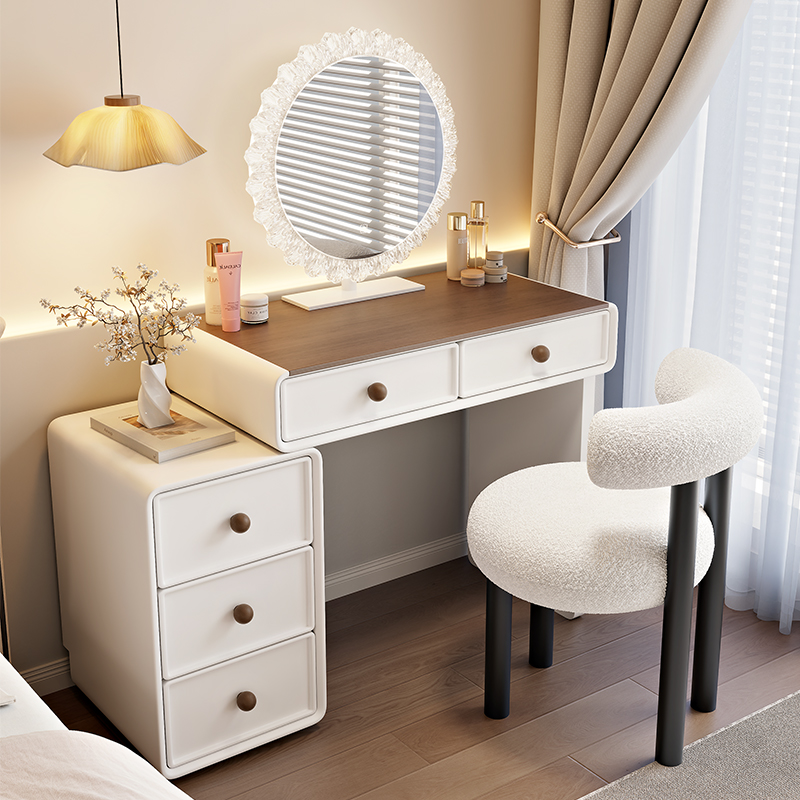 小户型梳妆台2025新款中古风