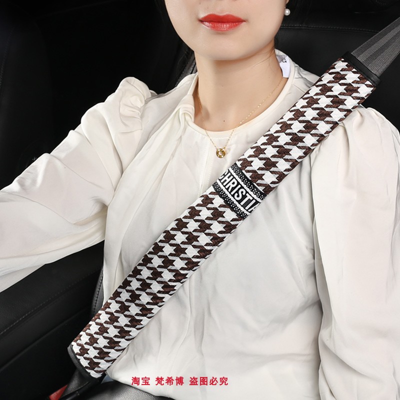 江淮帅铃q6装饰货车用品内饰q3/q7/q8透软q9加长货车安全带护肩套图片
