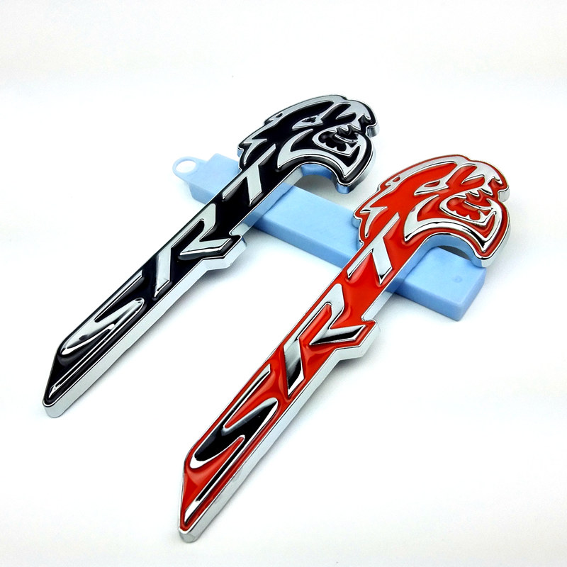 SRT地狱猫车标适用于道奇 吉普 大切诺基自由光改装SRT高性能车贴