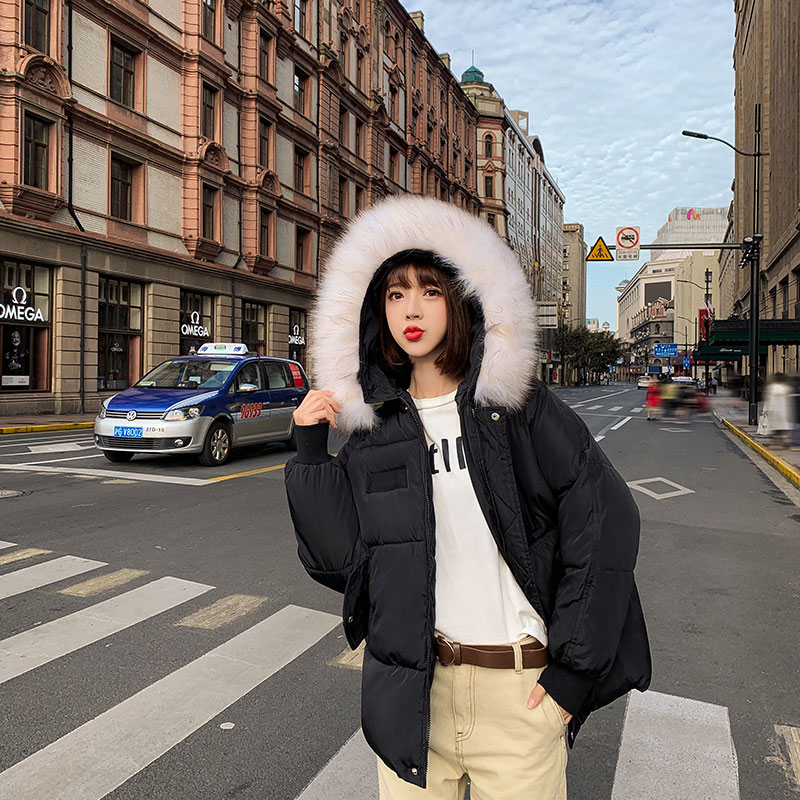 Female cotton season ins2019 new pattern Korean Edition Easy coat Hair collar cotton-padded clothes Little Bread wearin the Women's clothing/Boutique , Cotton/Padded  category - from Buy2taobao.com to provide professional Taobao agent buy service