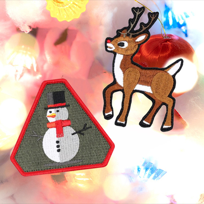 美国PDW雪人刺绣士气章