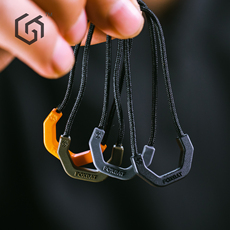 Декоративная подвеска 【gain】foxbat-狐蝠工业 环形拉尾绳 拉链 磁扣彩色夜光改装绳