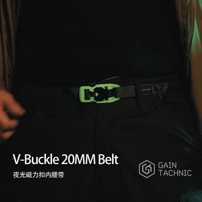 Gain&Fidlock V-Buckle磁力扣内腰带战术快拆户外休闲腰带