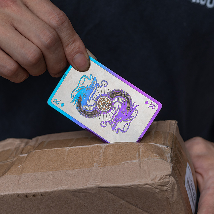 Gain盖隐龙年限定钛合金刀卡