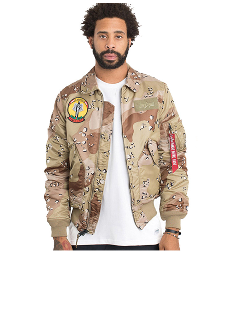 修身防寒阿尔法巡航飞行夹克