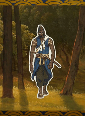 美国PDW Yasuke Morale Patch PDW刺绣士气章背包补丁臂章魔术贴