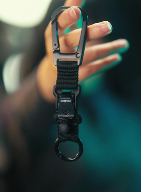 Gain盖隐高强度弹力织带挂袢1BY1多功能转接挂扣多用挂带袢钥匙挂