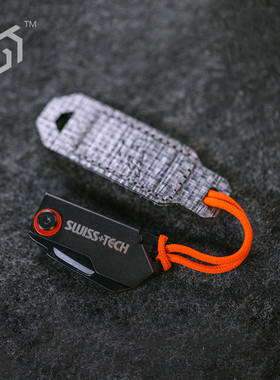 瑞士科技Swiss+Tech萤火虫迷你折叠小刀随身便携EDC拆快递开箱刀