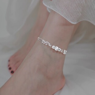 三生三世转运珠脚链女2025新款潮性感脚踝链玉足链脚环高级感女士