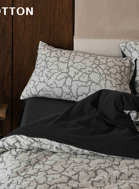 色织全棉四件套100%纯棉复古风轻奢高级被罩床上用品床单床笠