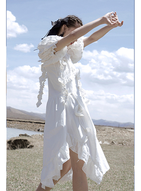 俗集原创设计黑白两色百搭袖套 防晒短袖外套女夏薄款坎肩