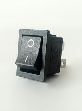 KCD1船形翘板开关220V改装电器ON-OFF两档 电源IO黑浅灰色SZGAOY