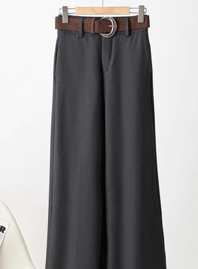 阔腿西装裤女 高腰休闲裤 垂感百搭气质休闲日常通勤U09243